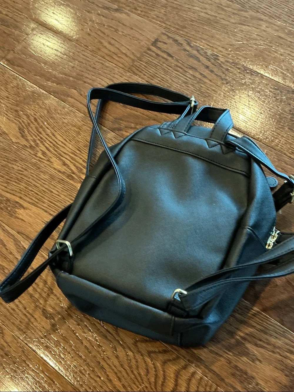 Sanrio Kuromi Black Quilted Mini Backpack